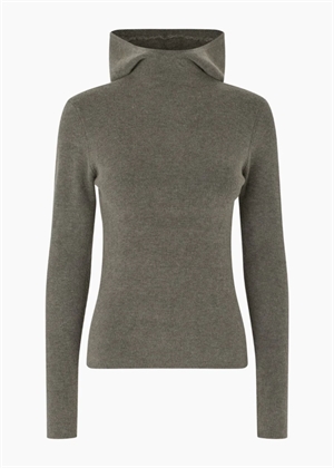 Alanis hodd knit Coca Mocha Oval Square 